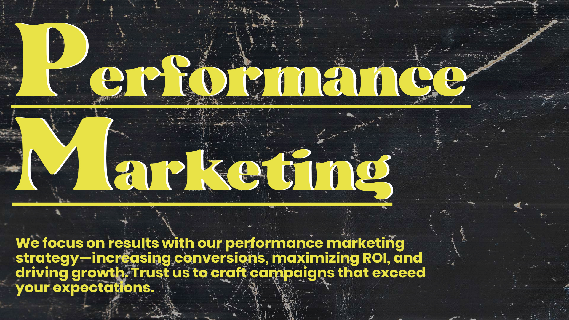 Performance Marketing